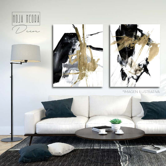 Abstract Tinta & Oro