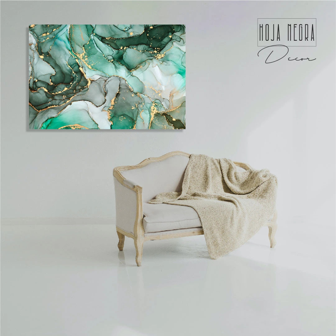 Cuadro 12 Abstract Emerald