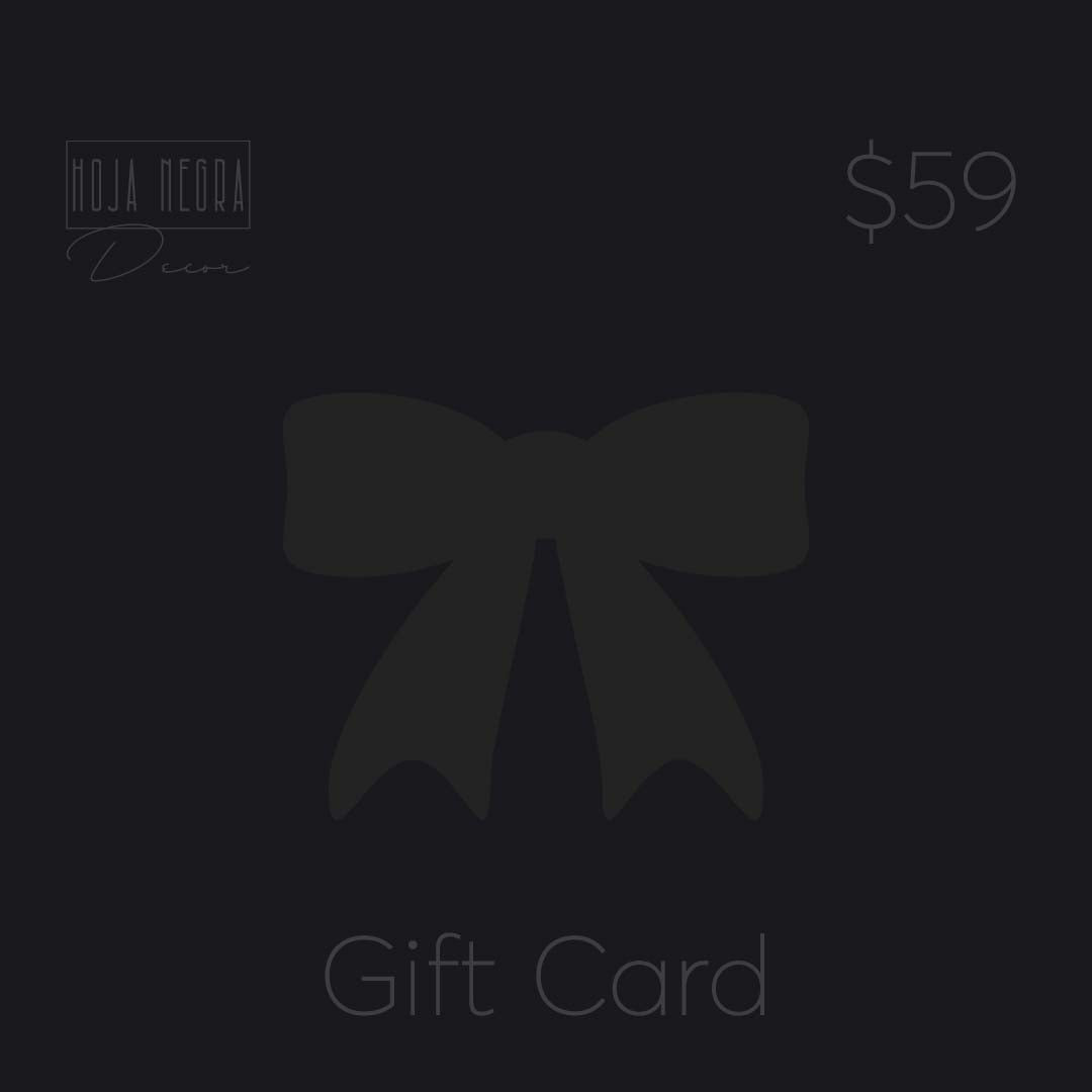 Gift Card HOJA NEGRA DECOR