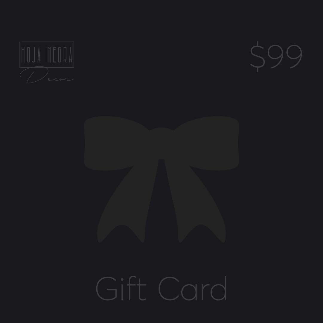 Gift Card HOJA NEGRA DECOR