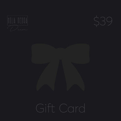 Gift Card HOJA NEGRA DECOR