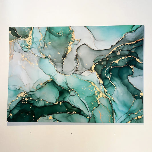 Cuadro 12 Abstract Emerald