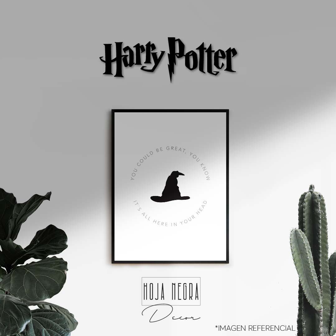 Marco de fotos de madera de Harry Potter. Lo más original - Ana y Arte